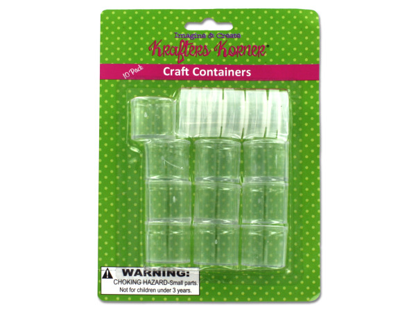 Small Plastic CRAFT Containers