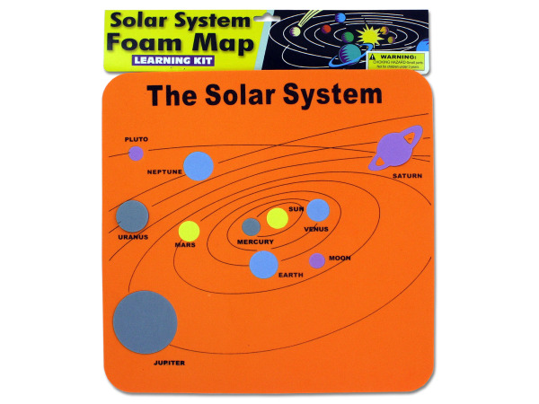 SOLAR System Foam Map Learning Kit