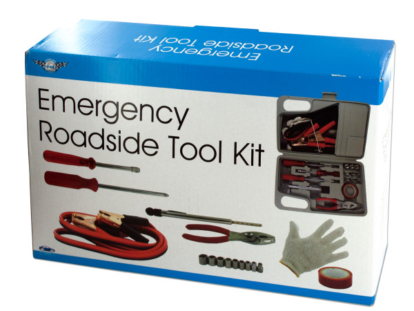 Emergency Roadside Tool Kit in Carrying Case