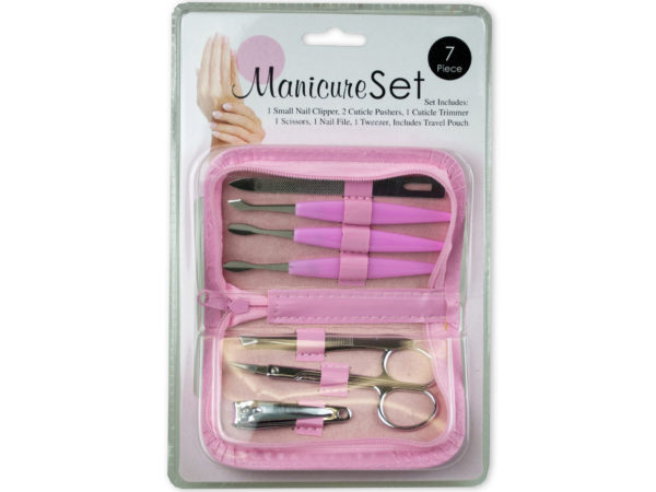 Manicure Set with Zipper Pouch