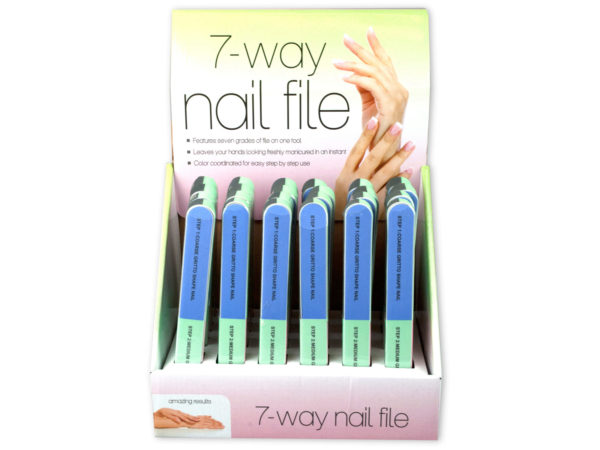 7-Way NAIL File Countertop Display