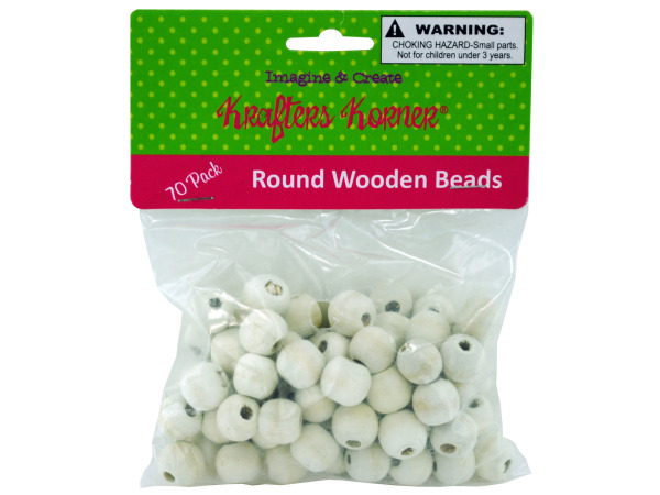 Round Wooden Beads