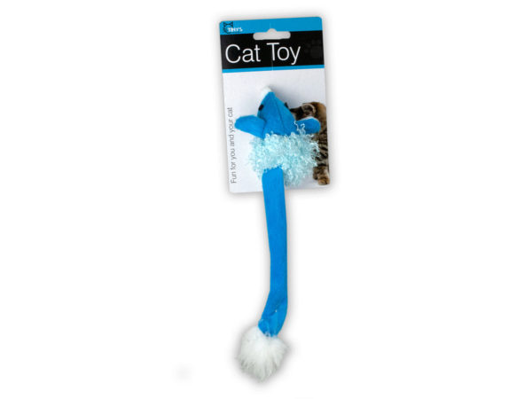 Cat Toy Mouse with Bell and Feathers