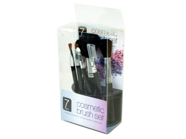 Cosmetic Brush Set With Stand