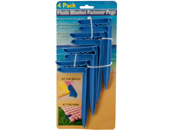 Picnic BLANKET Fastener Pegs Set