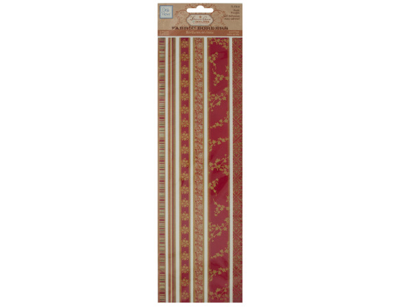 Reds Decorative Fabric Borders STICKERS