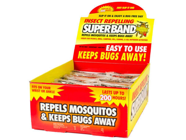 Insect Repelling Bug BRACELET Countertop Display