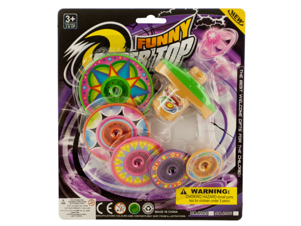 Super Spinning Top TOY with Extra Colorful Discs