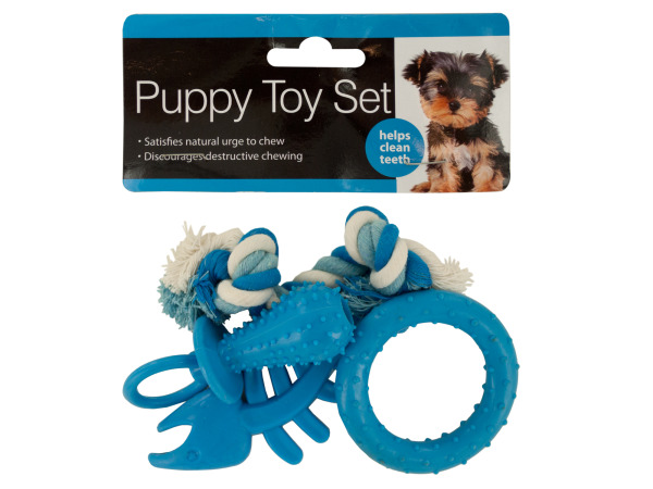 Puppy Teeth-Cleaning Toy Set