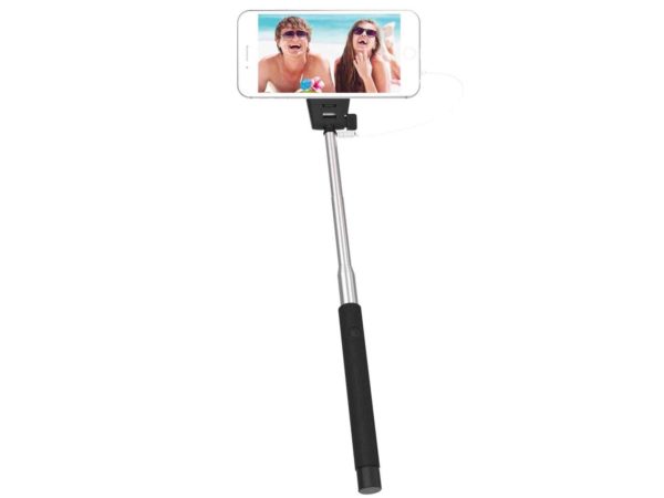 Black Wired Selfie Portrait Stick