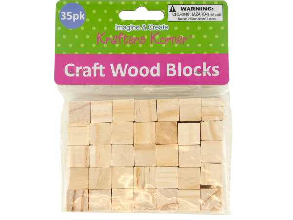 Kole Imports Colored Wooden Craft Blocks