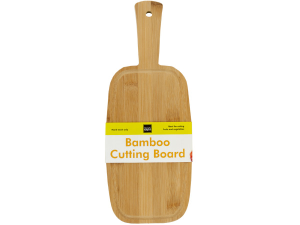 Small Paddle Style Bamboo Cutting Board