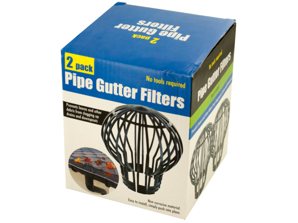 Pipe Gutter Filters Set