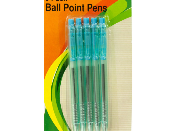 Light Blue Ball Point PENs Set