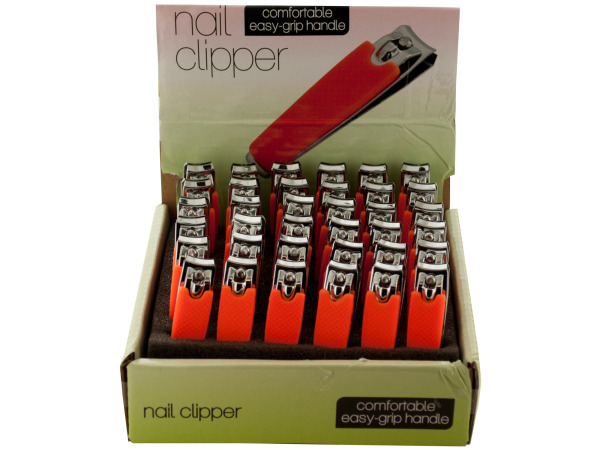 Nail Clipper with Textured Handle Countertop Display