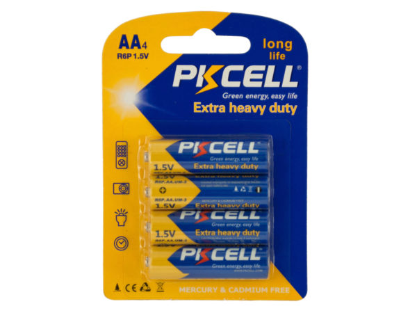 PKCELL Heavy Duty AA Batteries