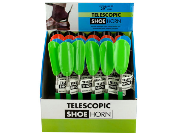 Telescopic SHOE Horn Countertop Display