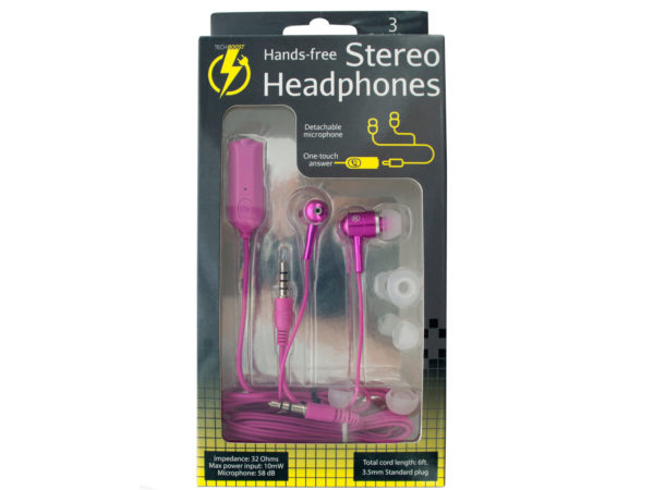 Hands-Free Stereo HEADPHONES