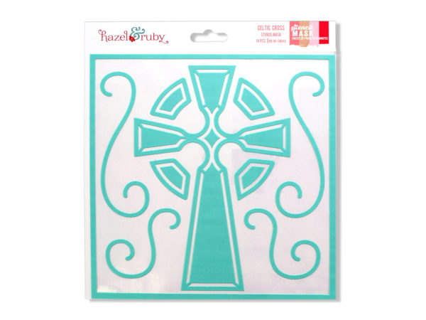 Celtic Cross Stencil Mask