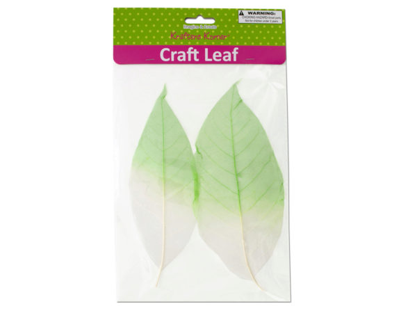 Dyed Natural CRAFT Leaves