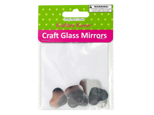 Small Heart Shape CRAFT Glass Mirrors