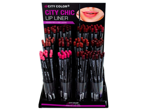 City Color City Chic Lip Liner Countertop Display