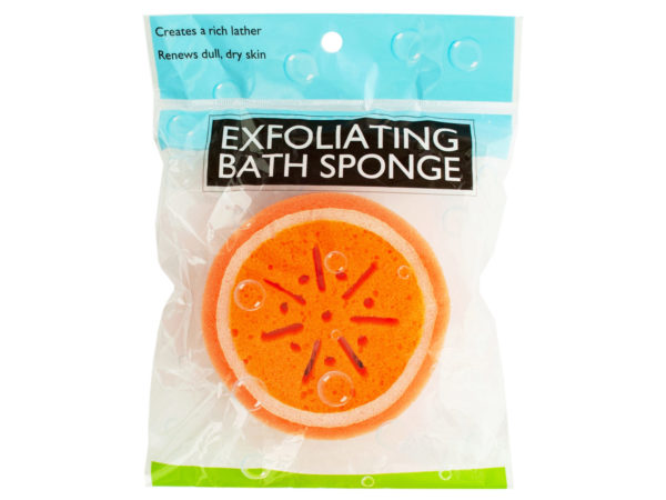 Fruit Shape Exfoliating Bath Sponge