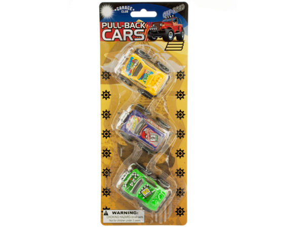 Pull-Back Off-Road TOY TRUCKs Set