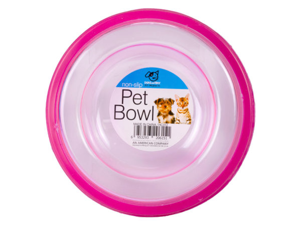 Non-Spill Pet Bowl