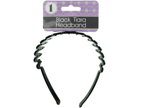 Black Tiara Headband