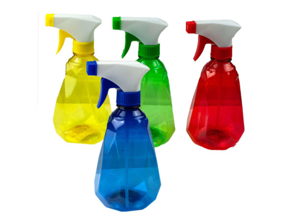 16 oz. DIAMOND Shape Plastic Spray Bottle