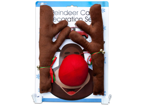 Reindeer Holiday Car Decoration Set