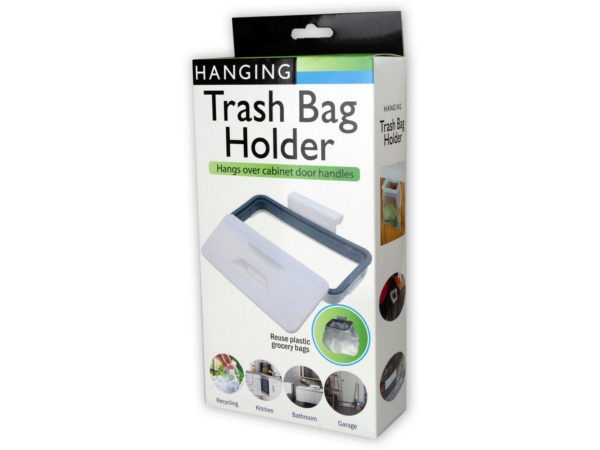 Trash Bag Holder w/Removable Lid