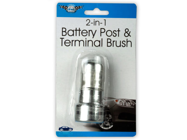 2-in-1 BATTERY Post & Terminal Brush