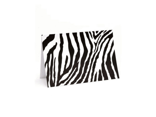 10 Count Zebra Notecards & ENVELOPES Set