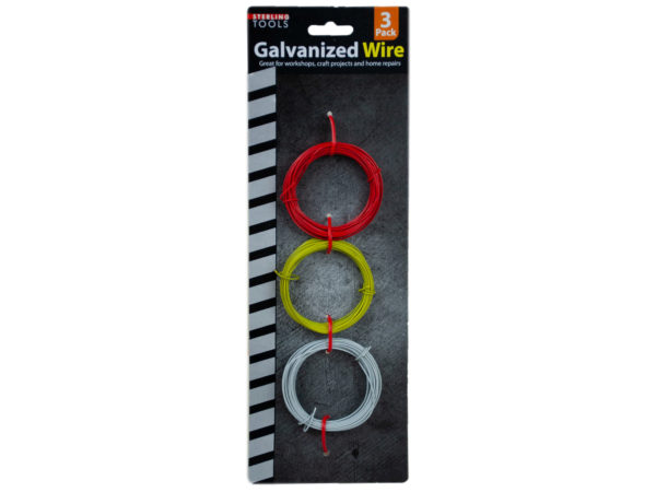 Colored Galvanized Wire Set 3 Piece