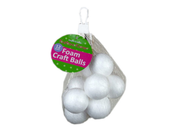 12 Pack Foam CRAFT Balls