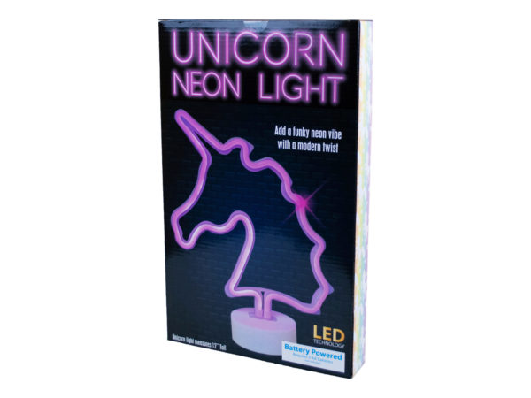 Tabletop Battery Operated Unicorn Neon Light