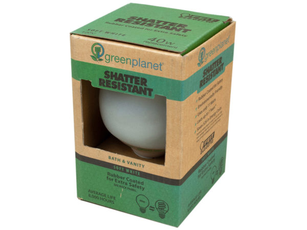 Green Planet Shatter Resistant 40 Watt Replacement Vanity Bu