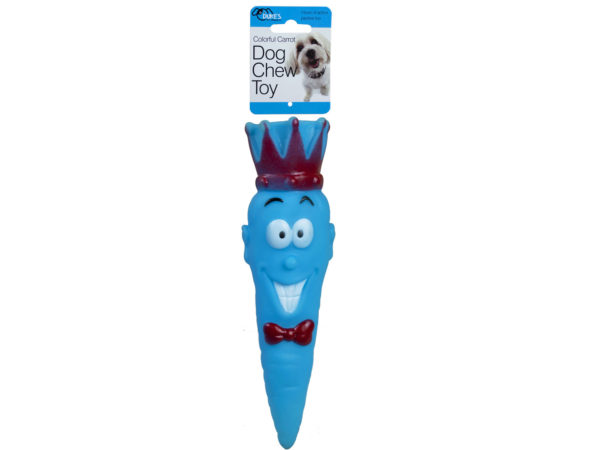 Colorful Carrot Dog Chew Toy