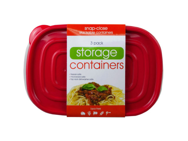 3 PAck PlAstic Food ContAiner with 2 Sections