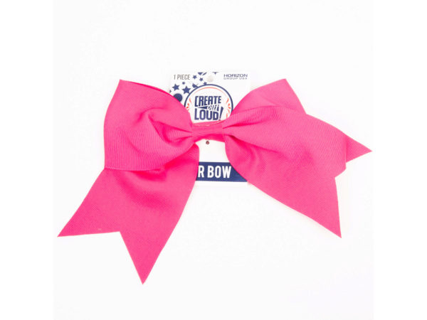 Create Out Loud Large Pink Hair Bow