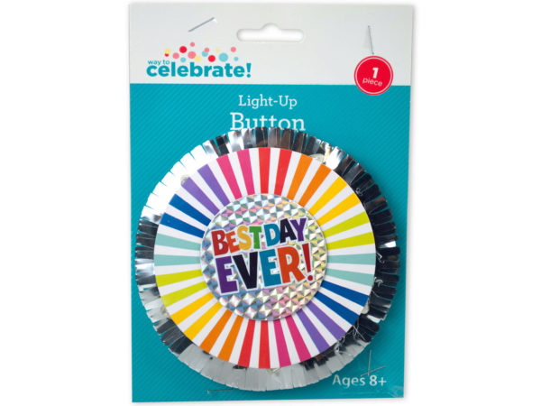 Best Day Ever Light Up Button