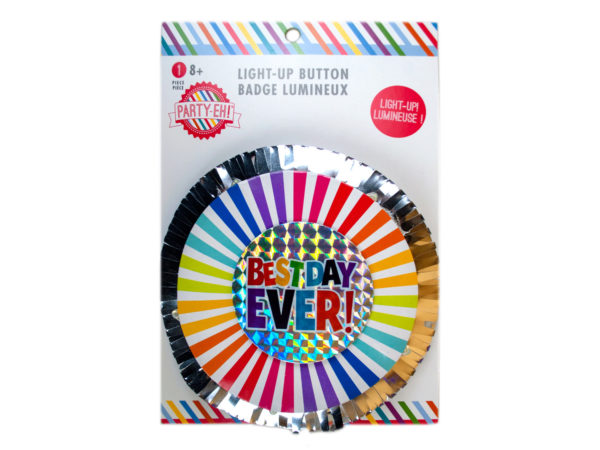 Best Day Ever Light Up Button