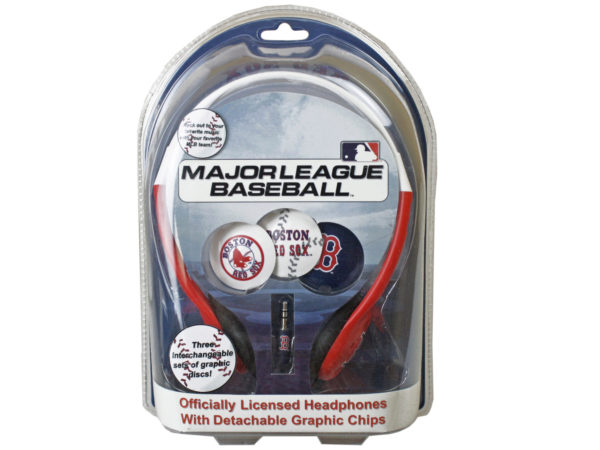 Boston Red Sox MLB Detachable Graphic HEADPHONES