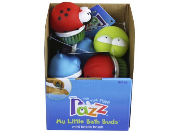 Razz My Little Bath Buds Mini Bristle Bath Brush in Countertop Display