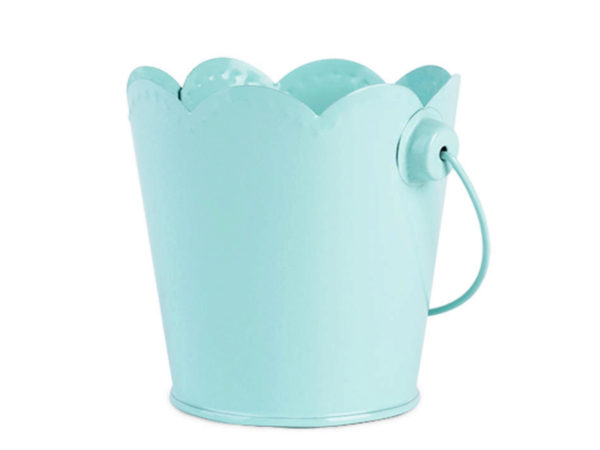 Cakewalk Mint Galvanized Metal Pail