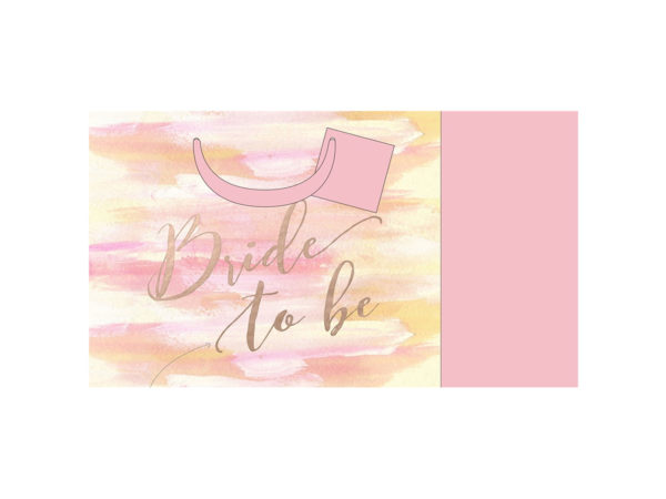 vogue bride to be GIFT bag w/tissue