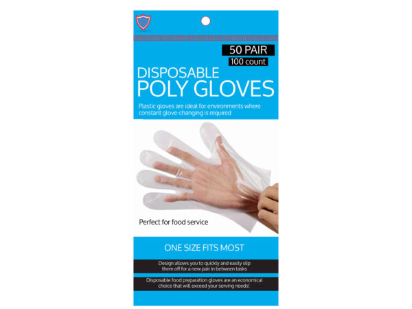 100 Pack Disposable GLOVES