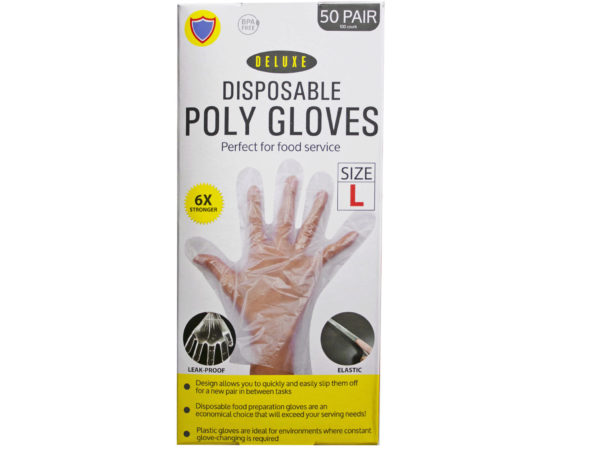 100 Pack Large TPE GLOVE